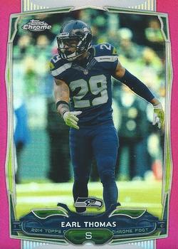 2014 Topps Chrome - Pink Refractors #95 Earl Thomas Front