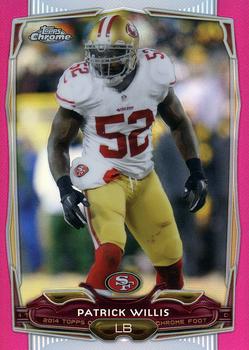 2014 Topps Chrome - Pink Refractors #8 Patrick Willis Front