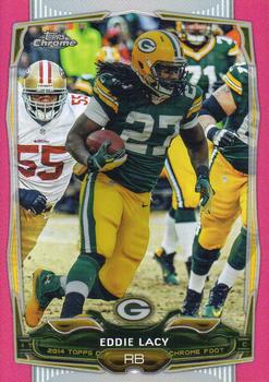2014 Topps Chrome - Pink Refractors #106 Eddie Lacy Front
