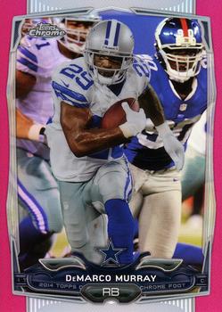 2014 Topps Chrome - Pink Refractors #110 DeMarco Murray Front