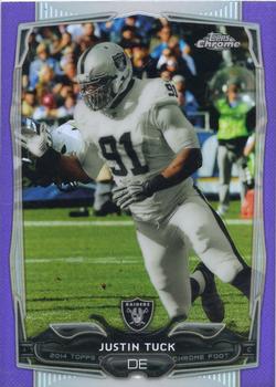 2014 Topps Chrome - Purple Refractors #3 Justin Tuck Front