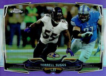2014 Topps Chrome - Purple Refractors #37 Terrell Suggs Front