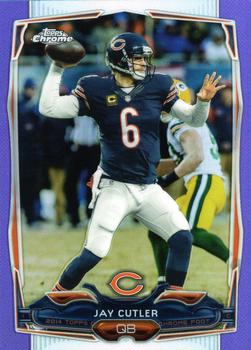 2014 Topps Chrome - Purple Refractors #58 Jay Cutler Front