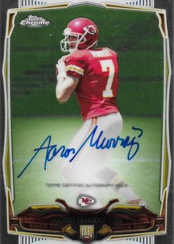 2014 Topps Chrome - Rookie Autographs #129 Aaron Murray Front