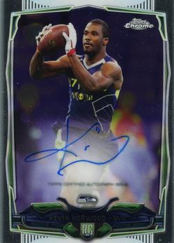 2014 Topps Chrome - Rookie Autographs #142 Kevin Norwood Front