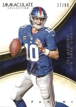 2014 Panini Immaculate Collection #53 Eli Manning Front