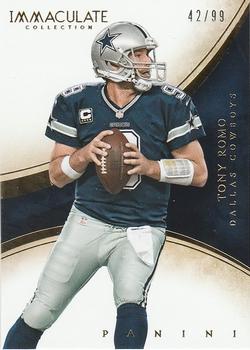 2014 Panini Immaculate Collection #56 Tony Romo Front