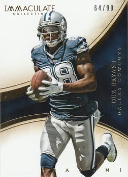 2014 Panini Immaculate Collection #98 Dez Bryant Front