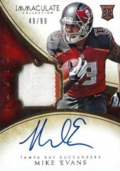 2014 Panini Immaculate Collection #105 Mike Evans Front