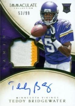 2014 Panini Immaculate Collection #111 Teddy Bridgewater Front