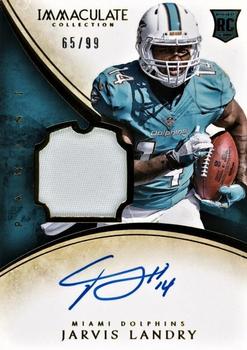 2014 Panini Immaculate Collection #125 Jarvis Landry Front