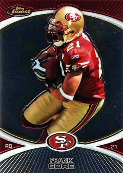 2010 Finest #73 Frank Gore  Front