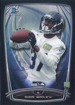 2014 Bowman Chrome - Black Refractor #136 Dion Bailey Front