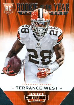 2014 Panini Contenders - Rookie of the Year Contenders #ROY-17 Terrance West Front