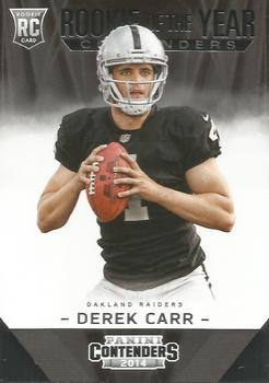 2014 Panini Contenders - Rookie of the Year Contenders #ROY-2 Derek Carr Front