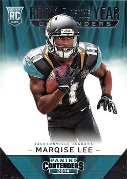 2014 Panini Contenders - Rookie of the Year Contenders #ROY-6 Marqise Lee Front