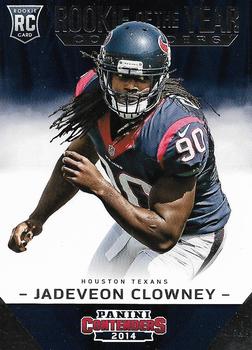 2014 Panini Contenders - Rookie of the Year Contenders #ROY-19 Jadeveon Clowney Front