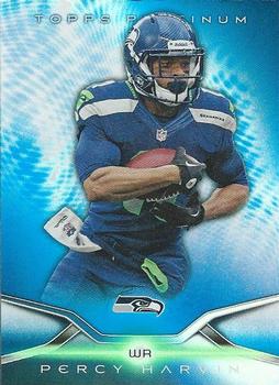 2014 Topps Platinum - Blue Wave Refractors #45 Percy Harvin Front