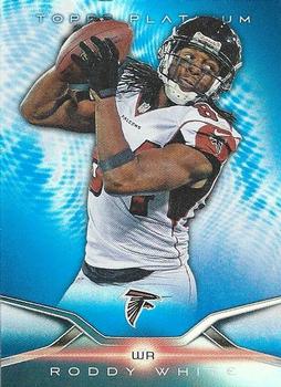 2014 Topps Platinum - Blue Wave Refractors #68 Roddy White Front