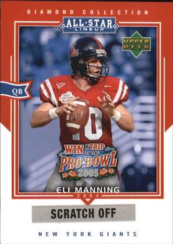 2004 Upper Deck Diamond Collection All-Star Lineup - Promo #AS1 Eli Manning Front