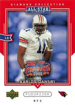 2004 Upper Deck Diamond Collection All-Star Lineup - Promo #AS16 Karlos Dansby Front