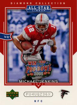 2004 Upper Deck Diamond Collection All-Star Lineup - Promo #AS22 Michael Jenkins Front