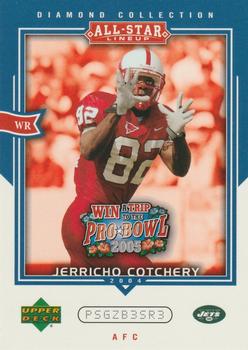 2004 Upper Deck Diamond Collection All-Star Lineup - Promo #AS44 Jerricho Cotchery Front