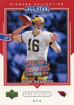 2004 Upper Deck Diamond Collection All-Star Lineup - Promo #AS45 John Navarre Front