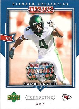2004 Upper Deck Diamond Collection All-Star Lineup - Promo #AS49 Samie Parker Front