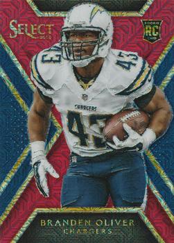2014 Panini Select - Rookies Mojo Red #140 Branden Oliver Front