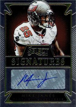 2014 Panini Select - Signatures #SS-MJ Mike James Front
