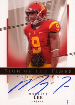 2014 SP Authentic - Sign of the Times #SOTT-ML Marqise Lee Front