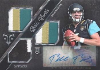 2014 Topps Triple Threads - Autographed Relics Onyx #TTAR-BB Blake Bortles Front