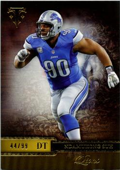 2014 Topps Triple Threads - Gold #84 Ndamukong Suh Front