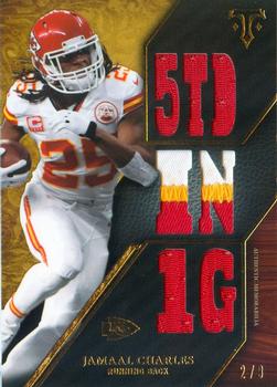 2014 Topps Triple Threads - Relics Gold #TTR-12 Jamaal Charles Front