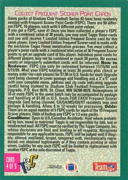 1994 Stadium Club - Frequent Scorer Points #4 Vinny Testaverde Back