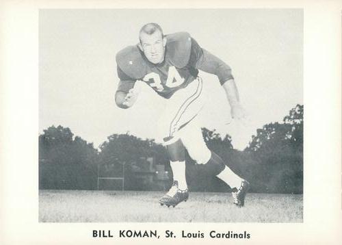 1961 Jay Publishing St. Louis Cardinals #NNO Bill Koman Front
