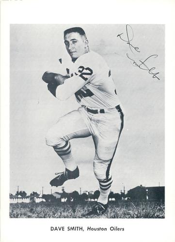 1961 Jay Publishing Houston Oilers #NNO Dave Smith Front