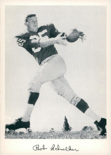 1956 Jay Publishing New York Giants #NNO Bob Schnelker Front