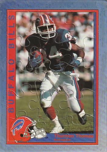 1991 Greenleaf Puzzles #1016 Thurman Thomas Front