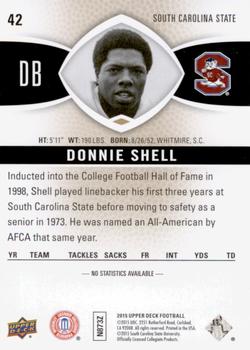 2015 Upper Deck #42 Donnie Shell Back