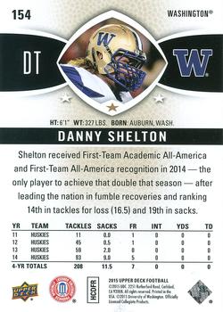2015 Upper Deck #154 Danny Shelton Back