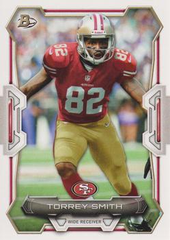 2015 Bowman #11 Torrey Smith Front
