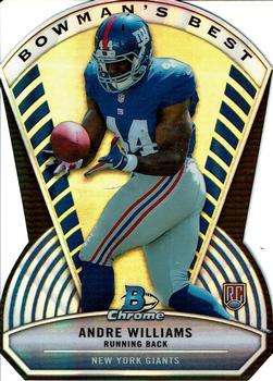 2014 Bowman Chrome - Bowman’s Best Die Cuts #BB-AW Andre Williams Front