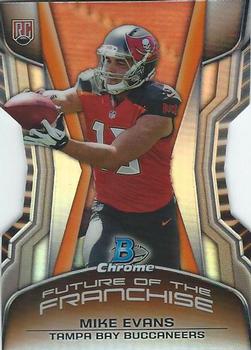 2014 Bowman Chrome - Future of the Franchise Die Cuts Mini #FF-ME Mike Evans Front