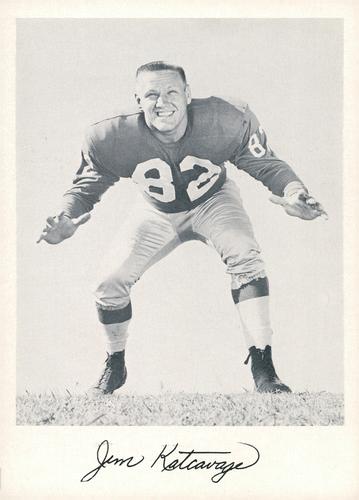 1957 Jay Publishing New York Giants #NNO Jim Katcavage Front