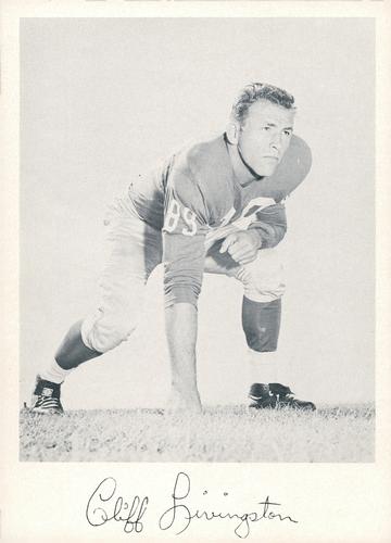 1957 Jay Publishing New York Giants #NNO Cliff Livingston Front