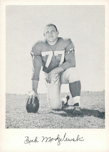 1957 Jay Publishing New York Giants #NNO Dick Modzelewski Front