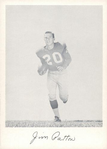 1957 Jay Publishing New York Giants #NNO Jim Patton Front