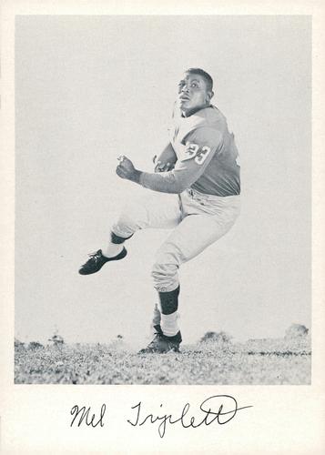 1957 Jay Publishing New York Giants #NNO Mel Triplett Front